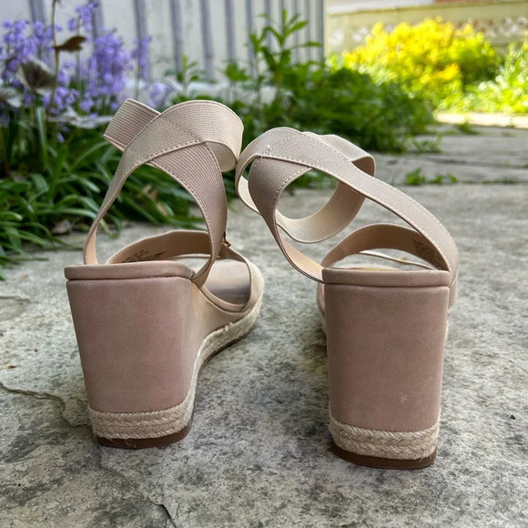Caslon Libbie Wedge Espadrille Sandal, Beige, Size  10 - Picture 6 of 9